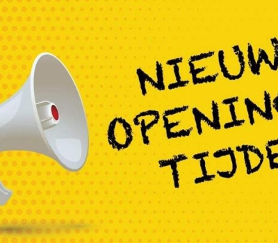 Nieuwe openingstijden